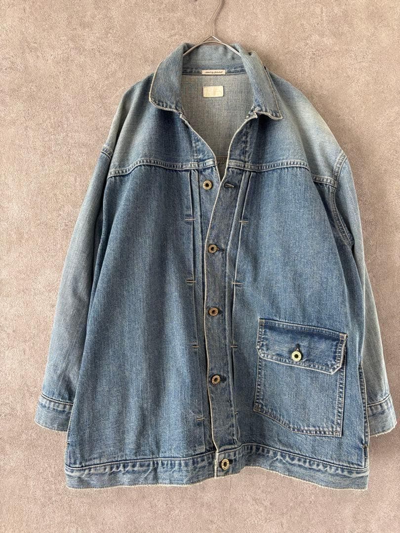 アティックバイジョンブル　TRACKER ジャケット　デニムジャケット　F