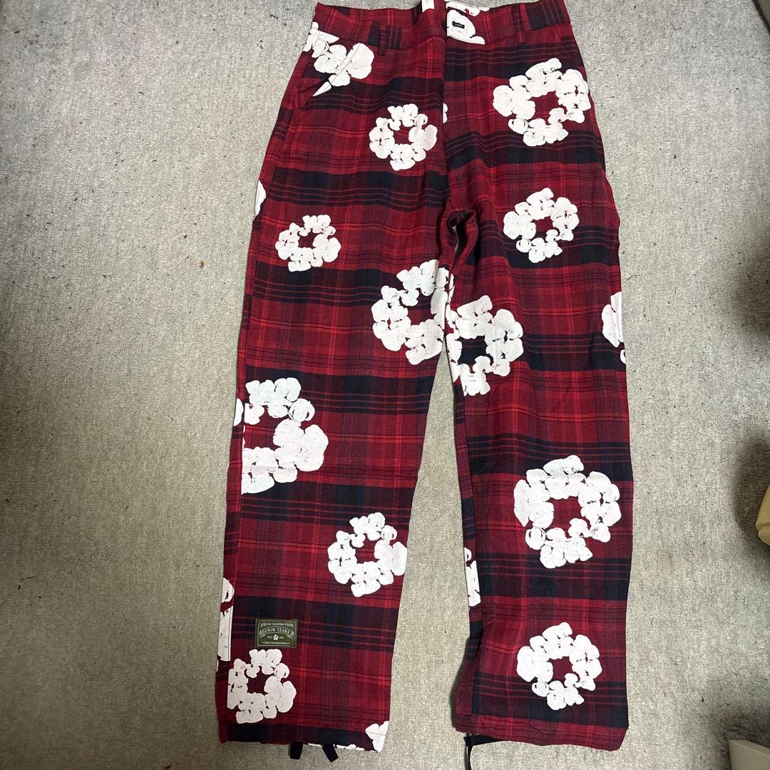 DENIM TEARSチェックパンツ 値下げ可能