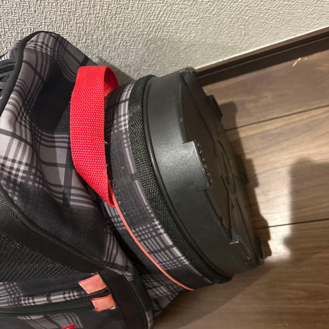 【美品】NIKE ナイキ キャディバッグ チェック柄　14分割