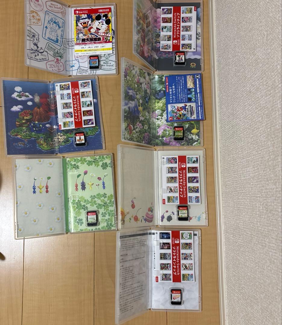 【値下げ】Nintendo Switch 本体 + ゲームカセット7個