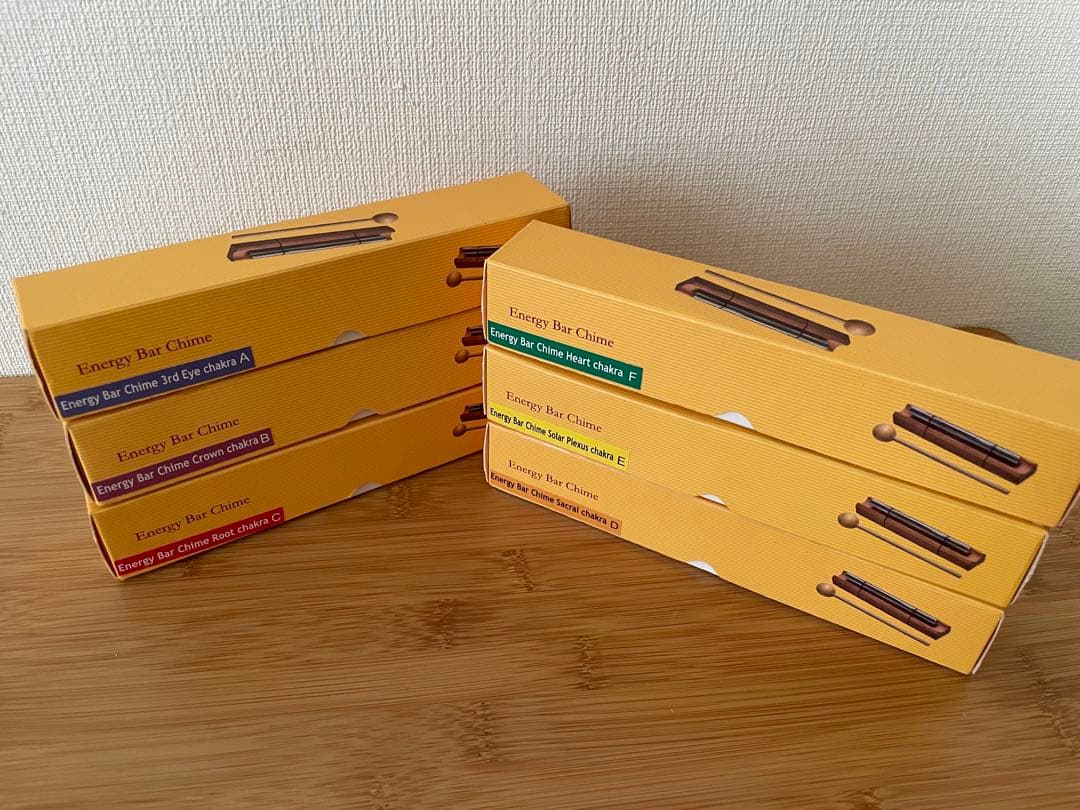 エナジーバーチャイム　チャクラ　6個セット　Energy Bar Chime