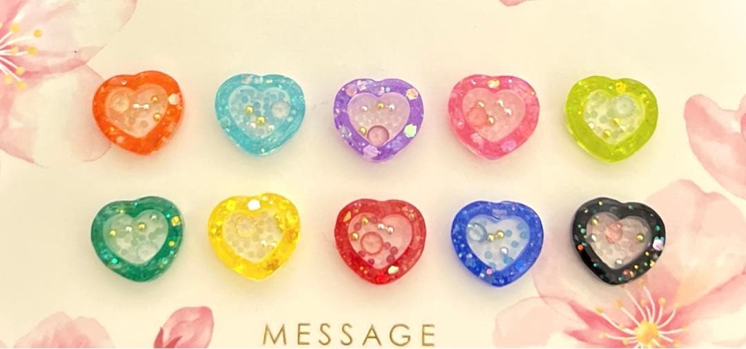 ネイルパーツ   シャカシャカパーツ　ハート