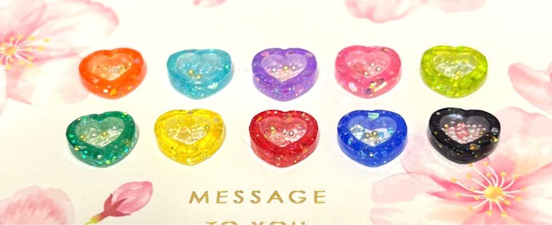 ネイルパーツ   シャカシャカパーツ　ハート