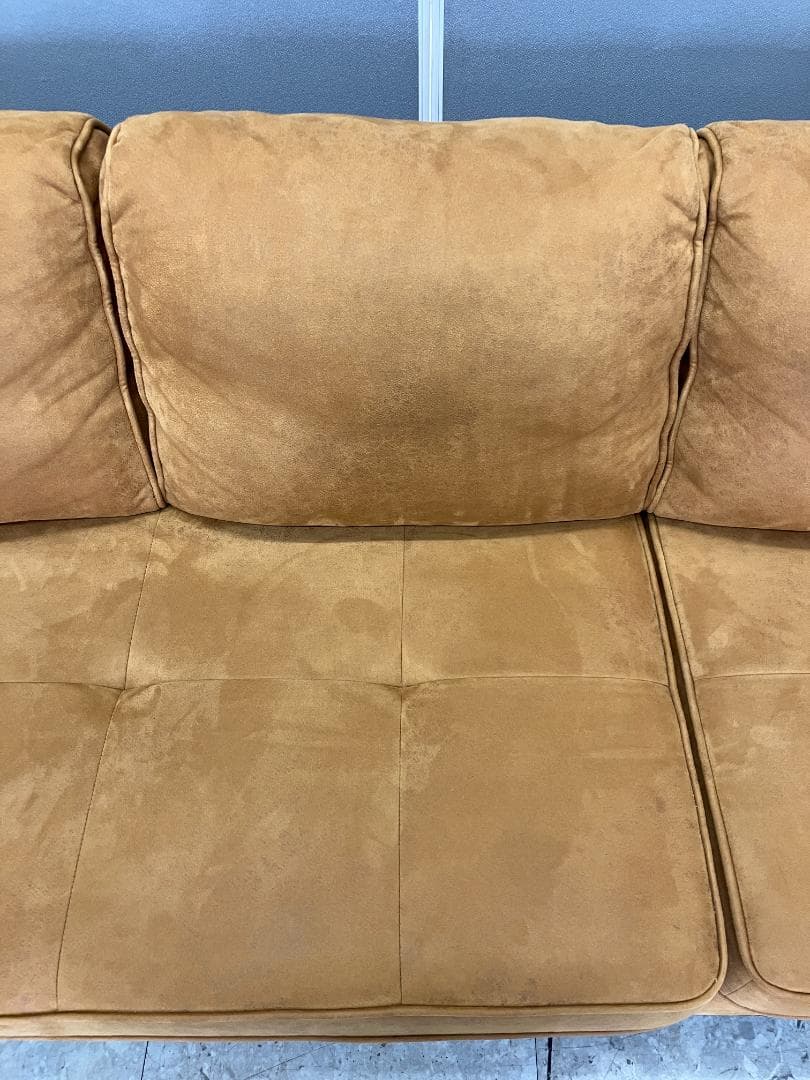 関家具 3人掛けソファ RELAXFORM オットマン付ブラウン