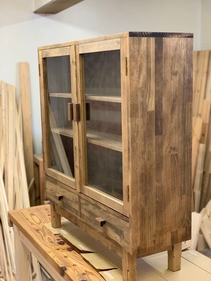 【涼花】ガラスキャビネット