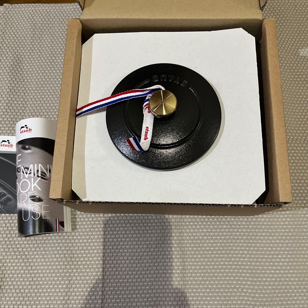 新品 ストウブ ラ・ココット de GOHAN S ブラック 12cm