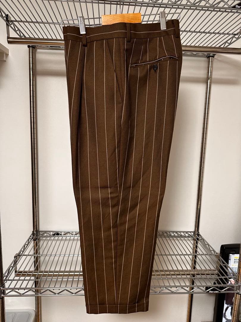 DORMEUIL GUILTY PARTIES スラックス サイズ82 ブラウン