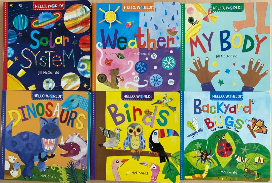 Hello,World!シリーズ　6冊セット ボードブック　正規品