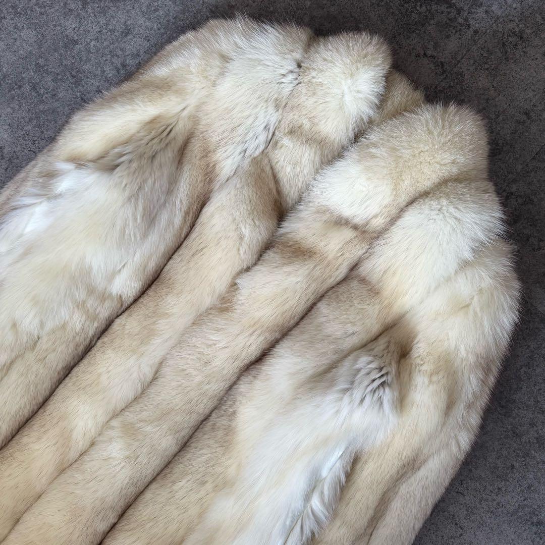 ちゃむら様　sable　Blue Fox　肉厚　毛皮 コート　ブルーフォックス