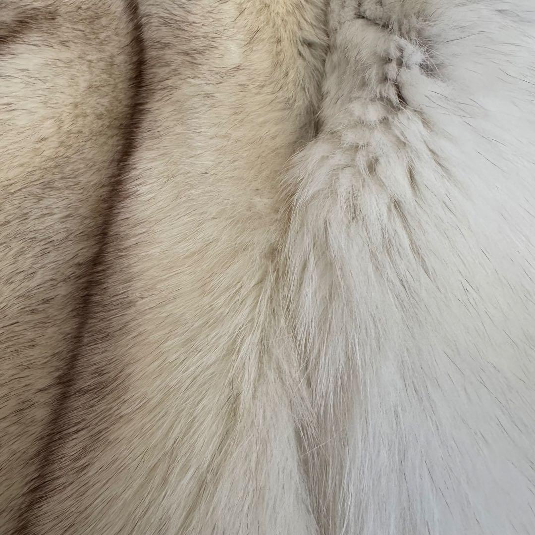 ちゃむら様　sable　Blue Fox　肉厚　毛皮 コート　ブルーフォックス