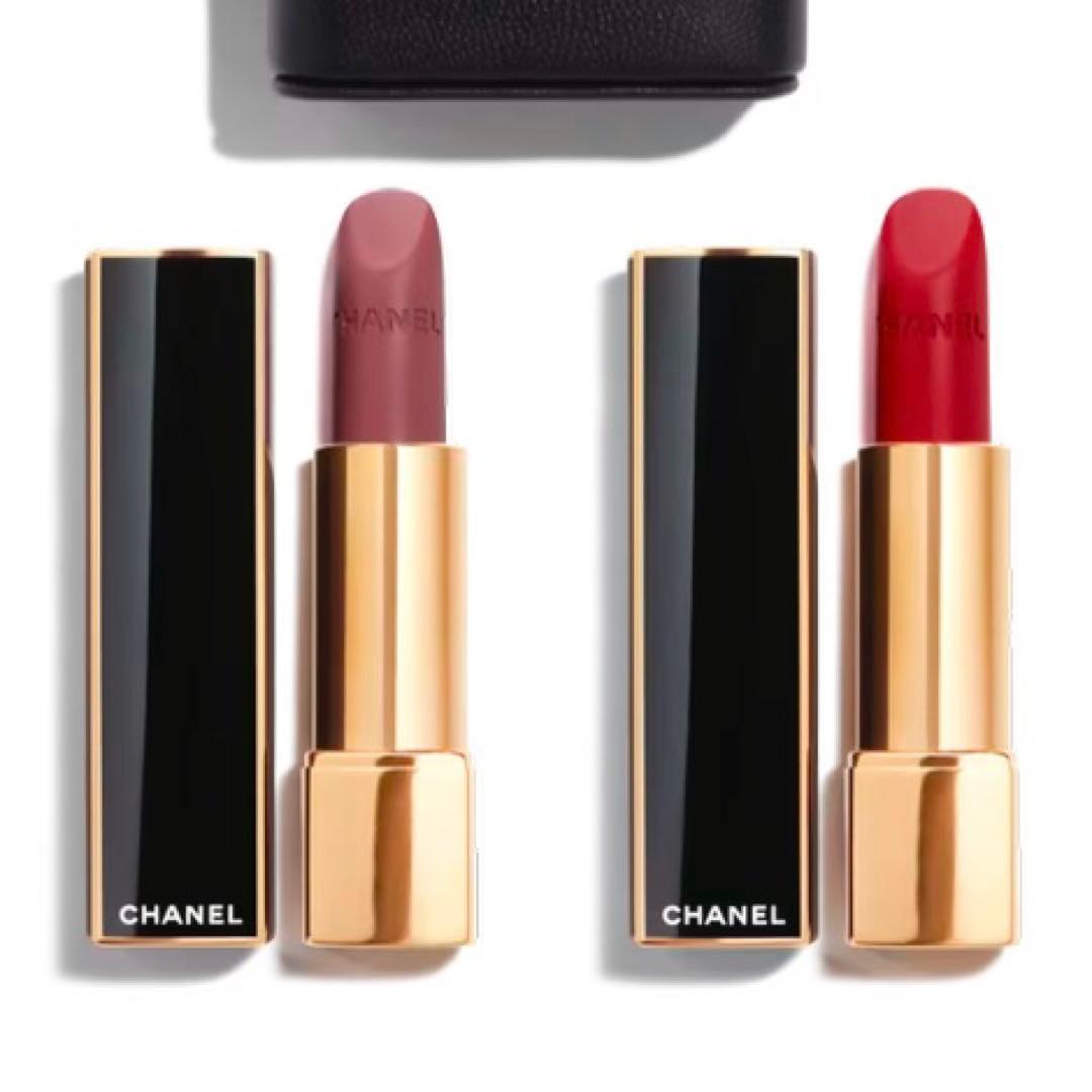 CHANEL ルージュ アリュール ヴェルヴェット レ ペルル 458 459