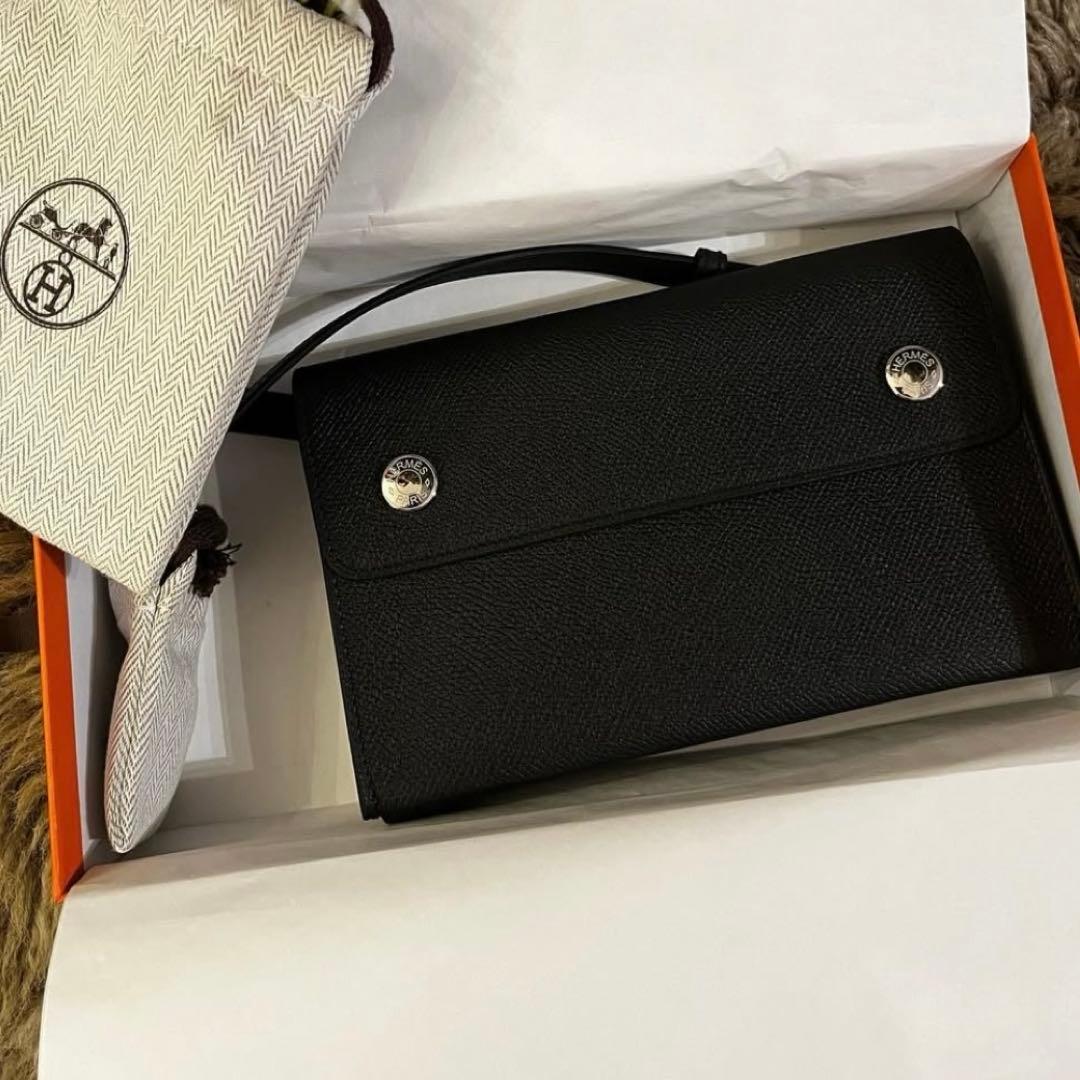 HERMES エルメスナップ トゥーゴー　ノワール　　黒