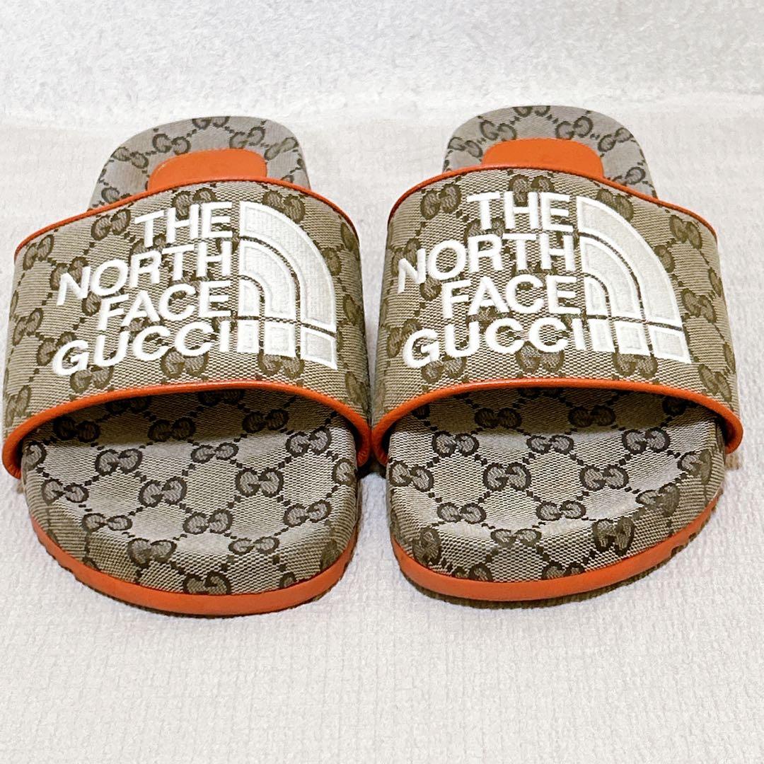 ✨美品✨ 【GUCCI】 THE NORTH FACE コラボ サンダル 人気