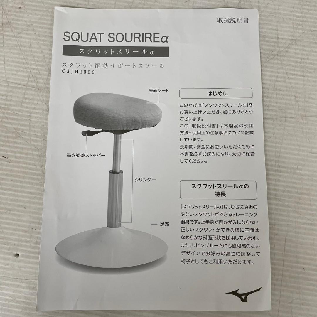 ミズノ スクワットスリールα スクワット ブラウン J0679