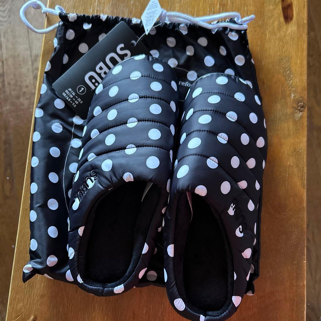 新品未使用subuドット 水玉 サイズ①24-25.5cm SUBUスブ