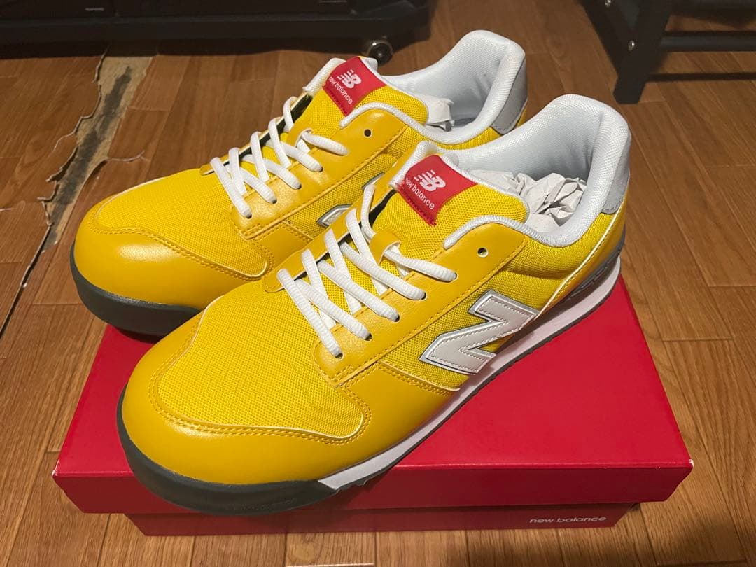 New Balance イエロー安全靴 27.5cm EE 値下げ可