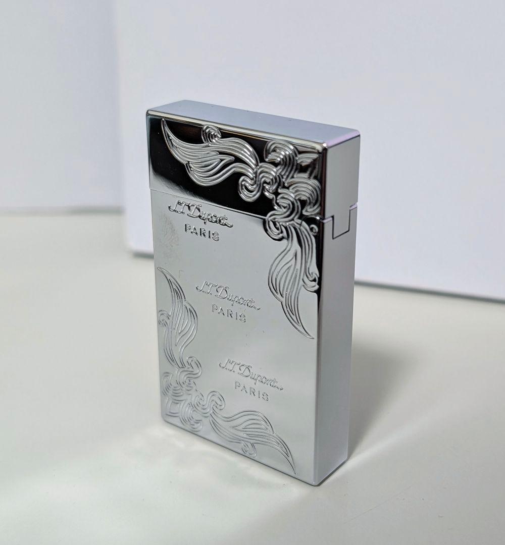 シルバー ガスライター 明瞭開閉音