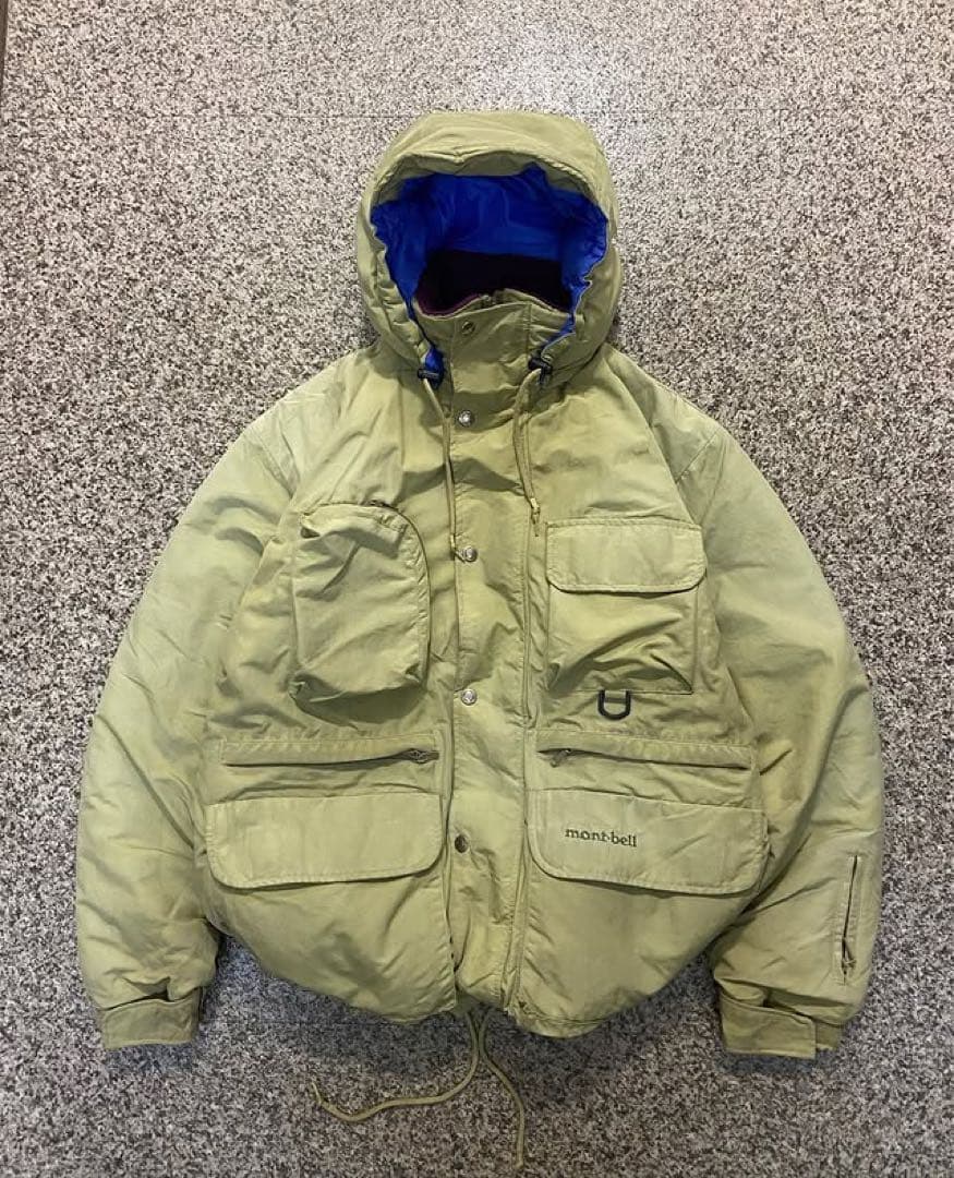 mont-bell フィッシングジャケット　90s 紫タグ