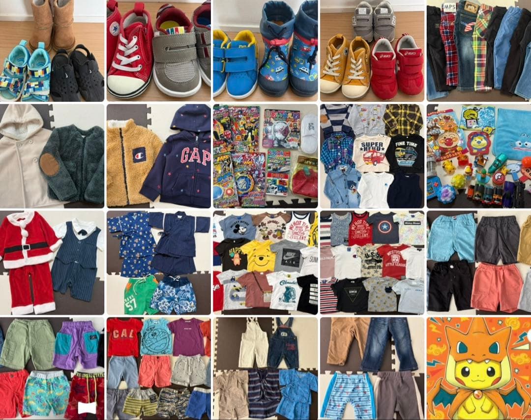 男の子❤︎80-95size❤︎オールシーズン❤︎約100点以上まとめ売り