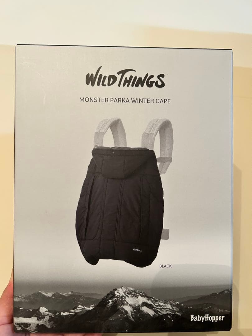 ベビーホッパー　WILD THINGS モンスターパーカー　抱っこ紐　防寒ケープ