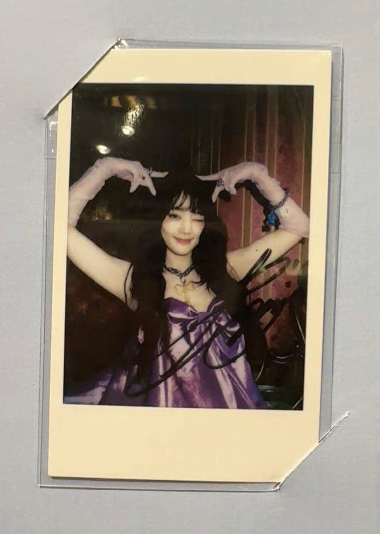 gidle ミンニ 中国 上海サイン会 入場特典 チェキ