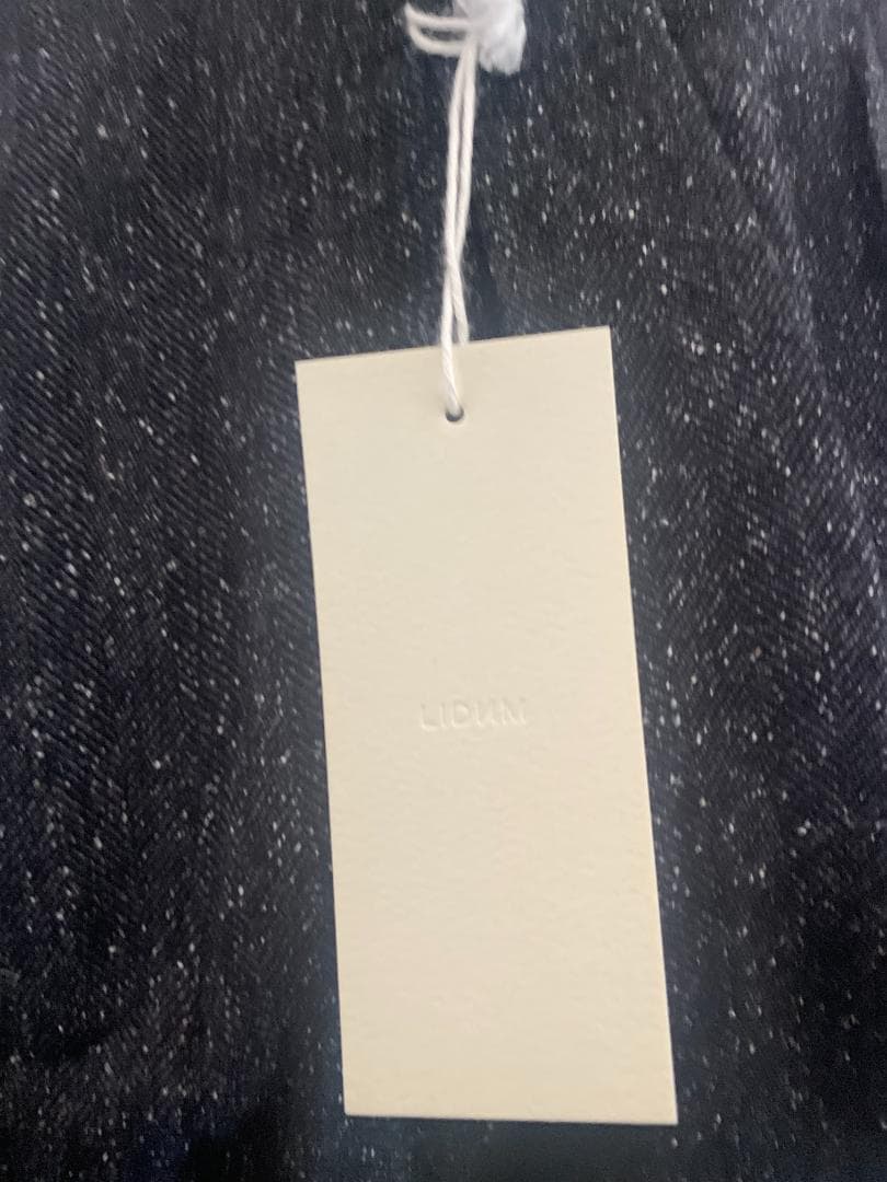 【美品•タグ付き】 LIDNM SILK NEP WOOL PANTS