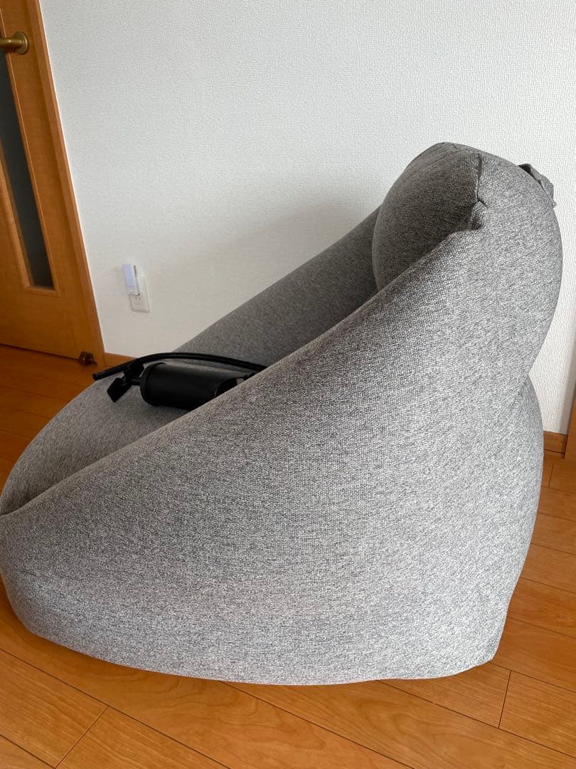 【美品】空気でできたソファ　グレー　無印良品
