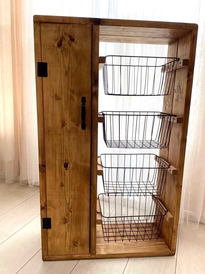 トイレ収納　トイレラック　木製ラック　オシャレ家具　おしゃれ収納　男前インテリア