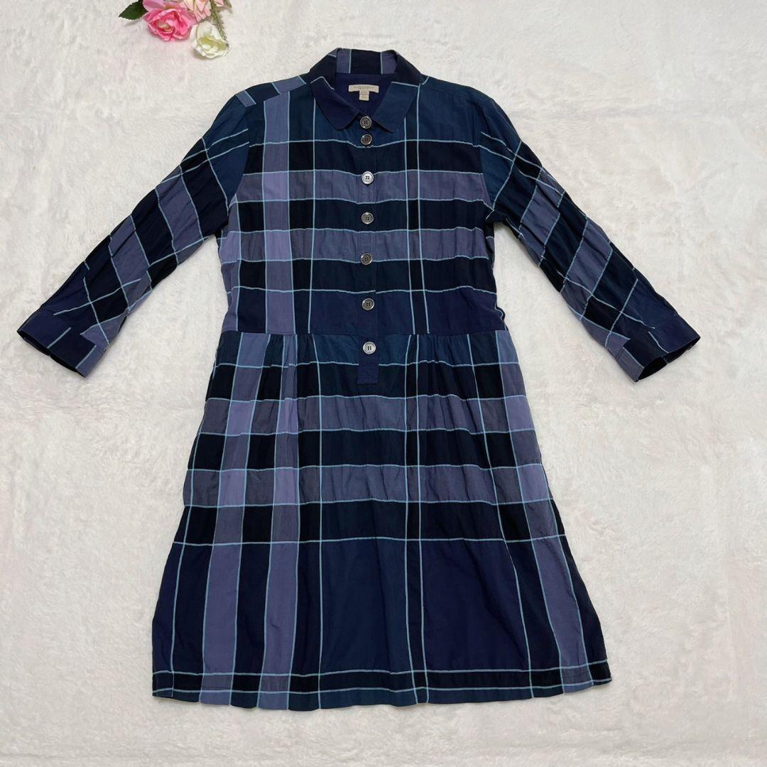 BURBERRY BRIT　バーバリー　シャツワンピース　チェック　大きいサイズ
