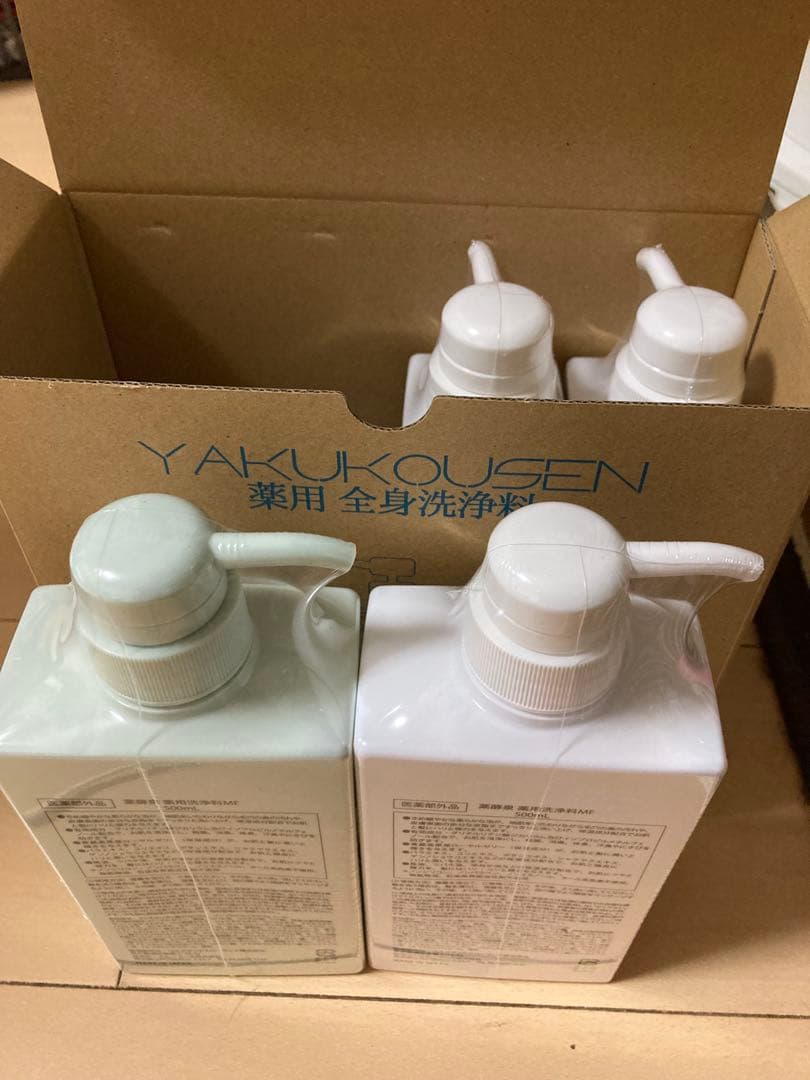 YAKUKOUSEN 薬用全身洗浄料 500ml x 4本　薬酵泉