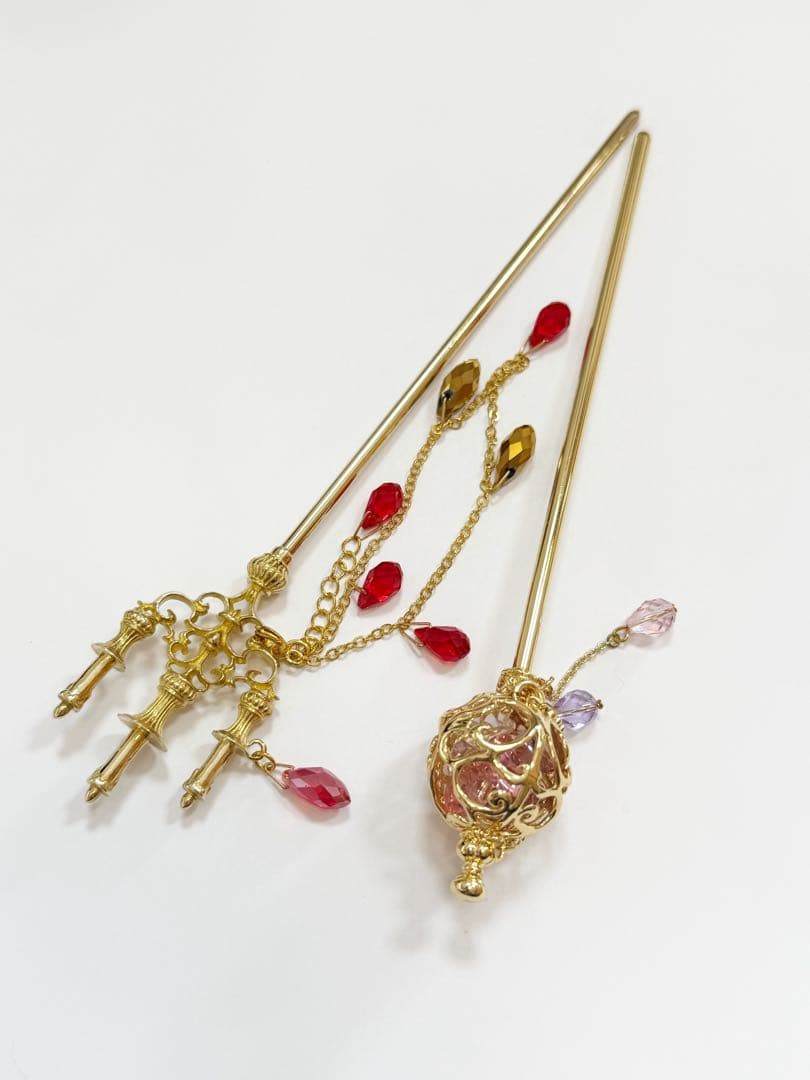 かんざし屋wargo 2019年、2024年 冬季限定簪　2点セット