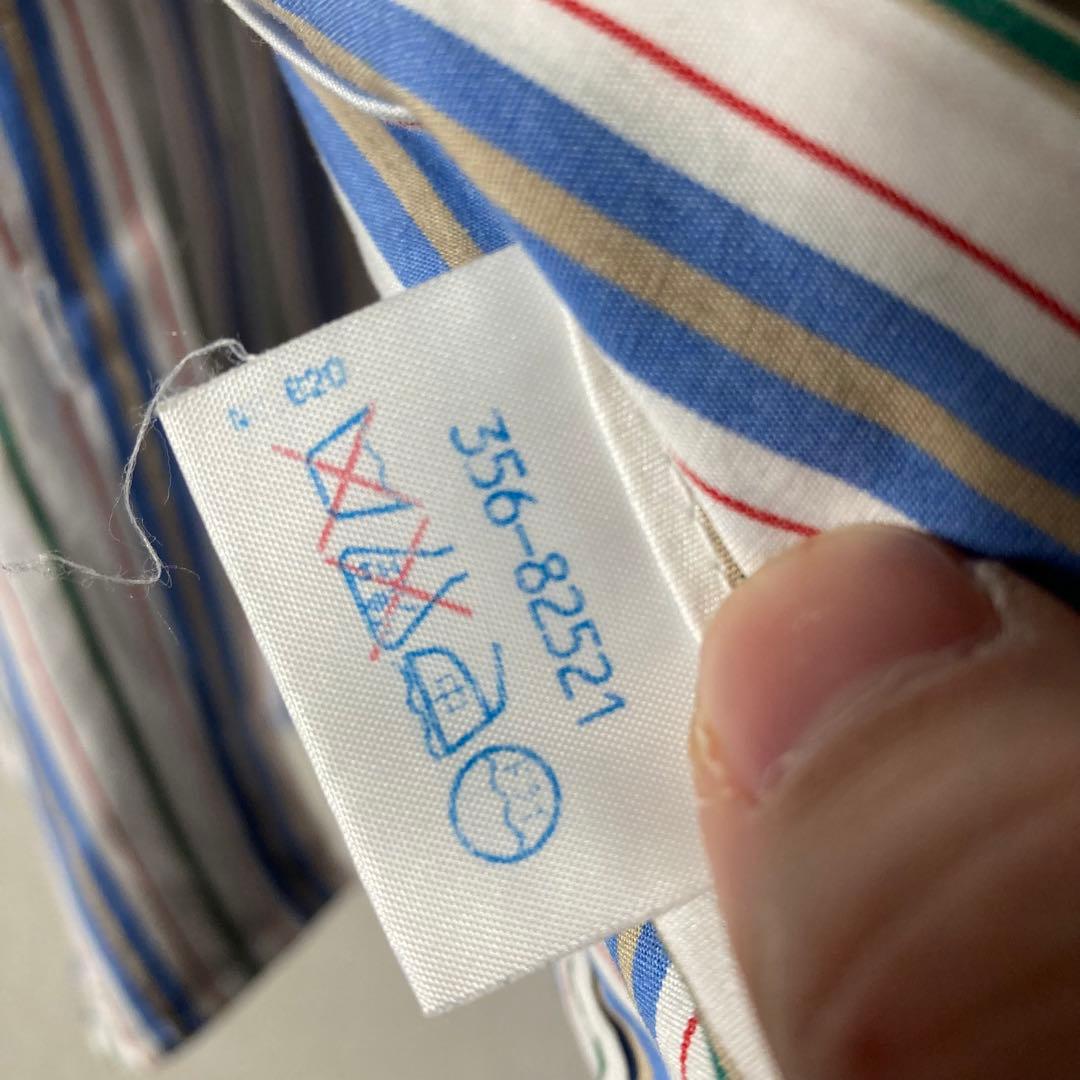 ヴィンテージ ヴィヴィアンウエストウッド ボリューム袖シャツ ストライプ オーブ