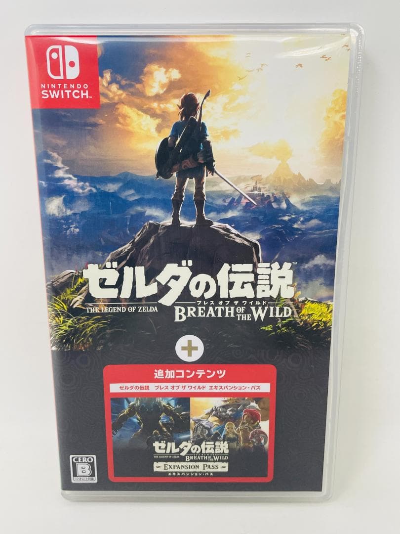 【美品】Switch ゼルダの伝説 ブレスオブザワイルド ＋エキスパンションパス