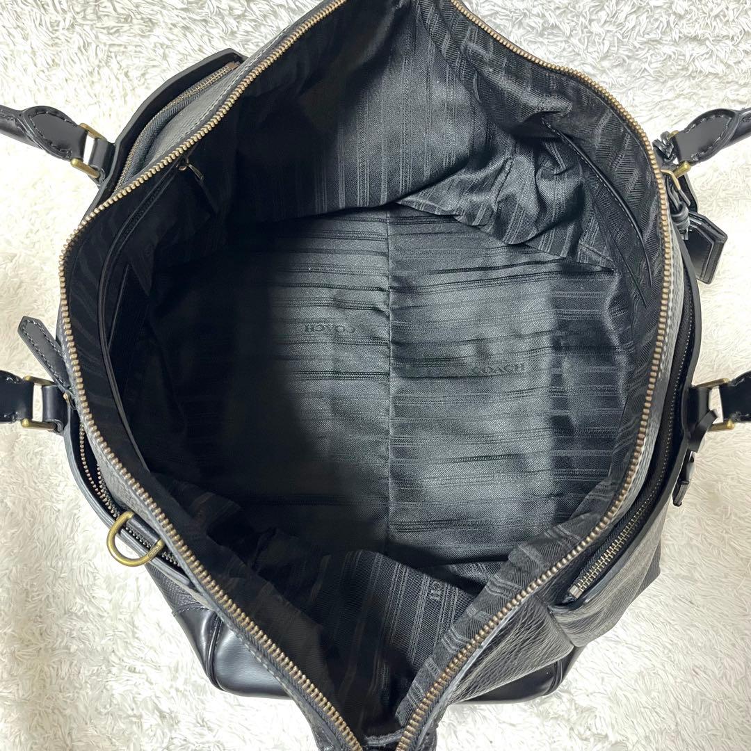 ✨美品✨COACH コーチ ボストンバッグ 2way 旅行カバン 南京錠 大容量