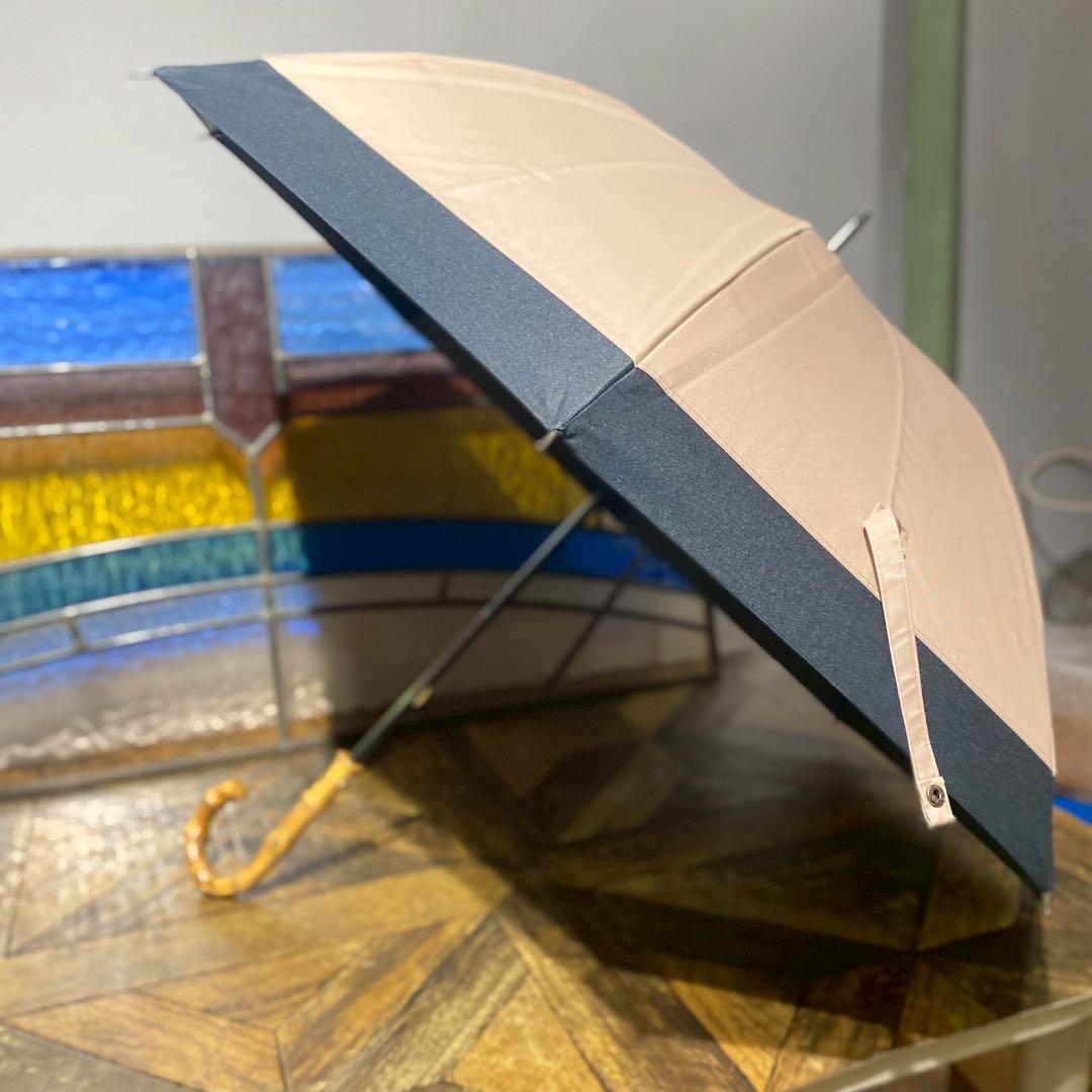 サンバリア100 日傘 長傘 竹手元 レディース