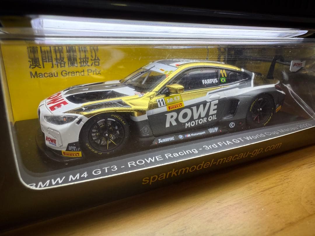ミニカー 1/43  M4 GT3 - ROWE Racing 3rd Macau