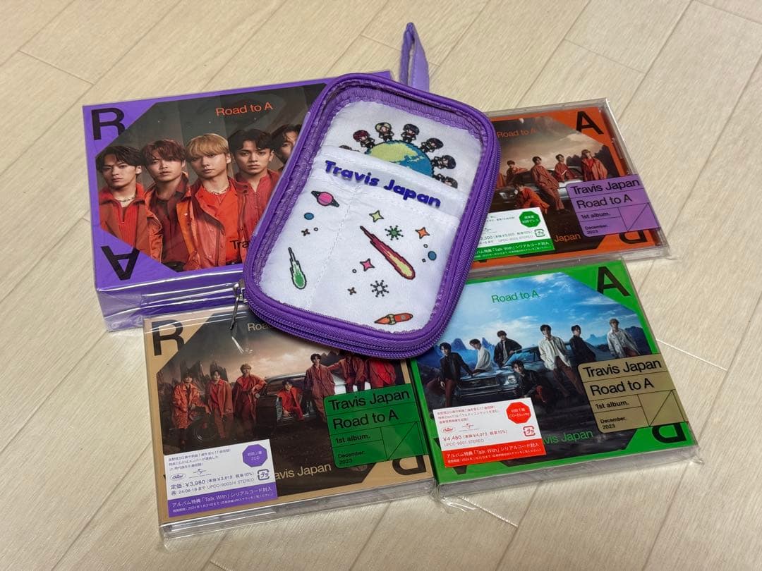 どんぐり　Travis Japan Road to A 4枚セット　ポーチ