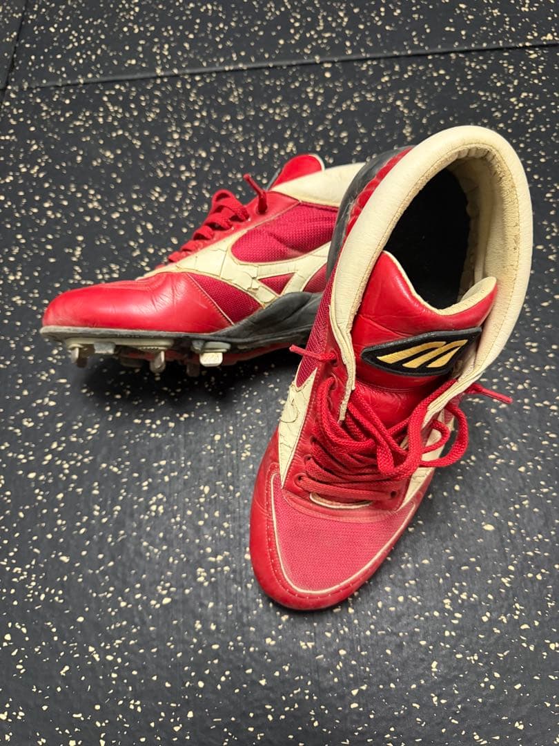 Mizuno 元プロ野球 田口壮選手サイン入り実使用スパイク