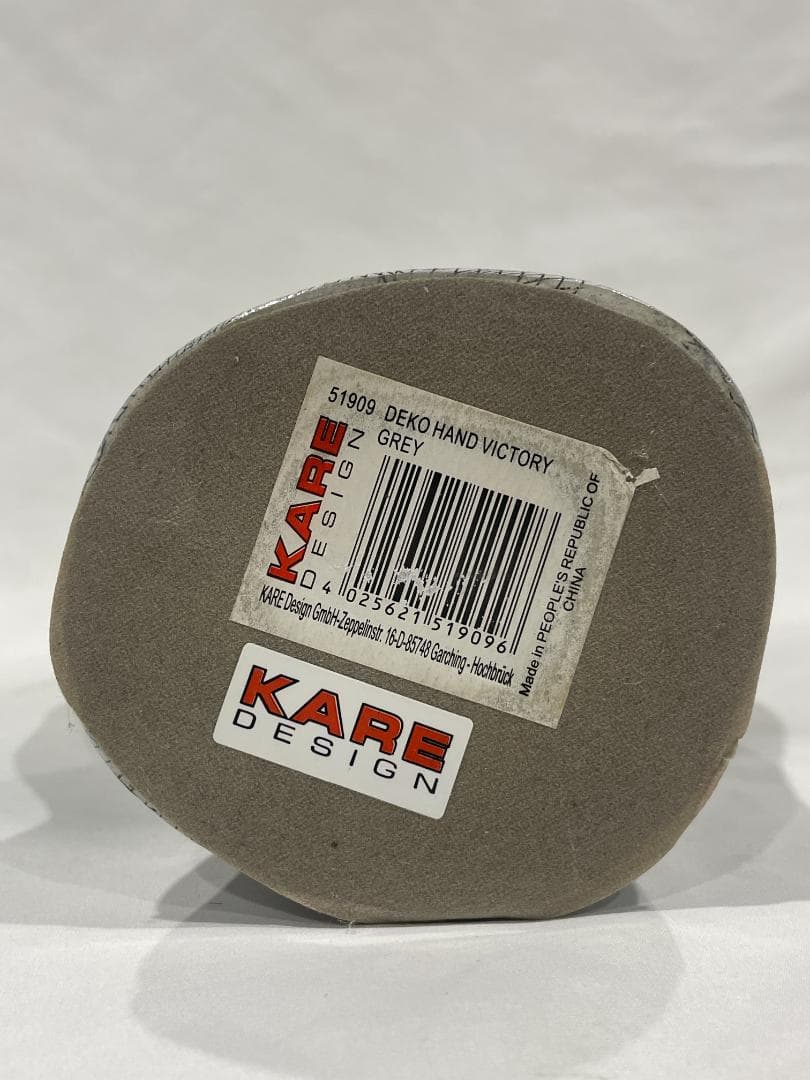 ＊廃番＊　KARE　デコハンドヴィクトリー　グレーオブジェ