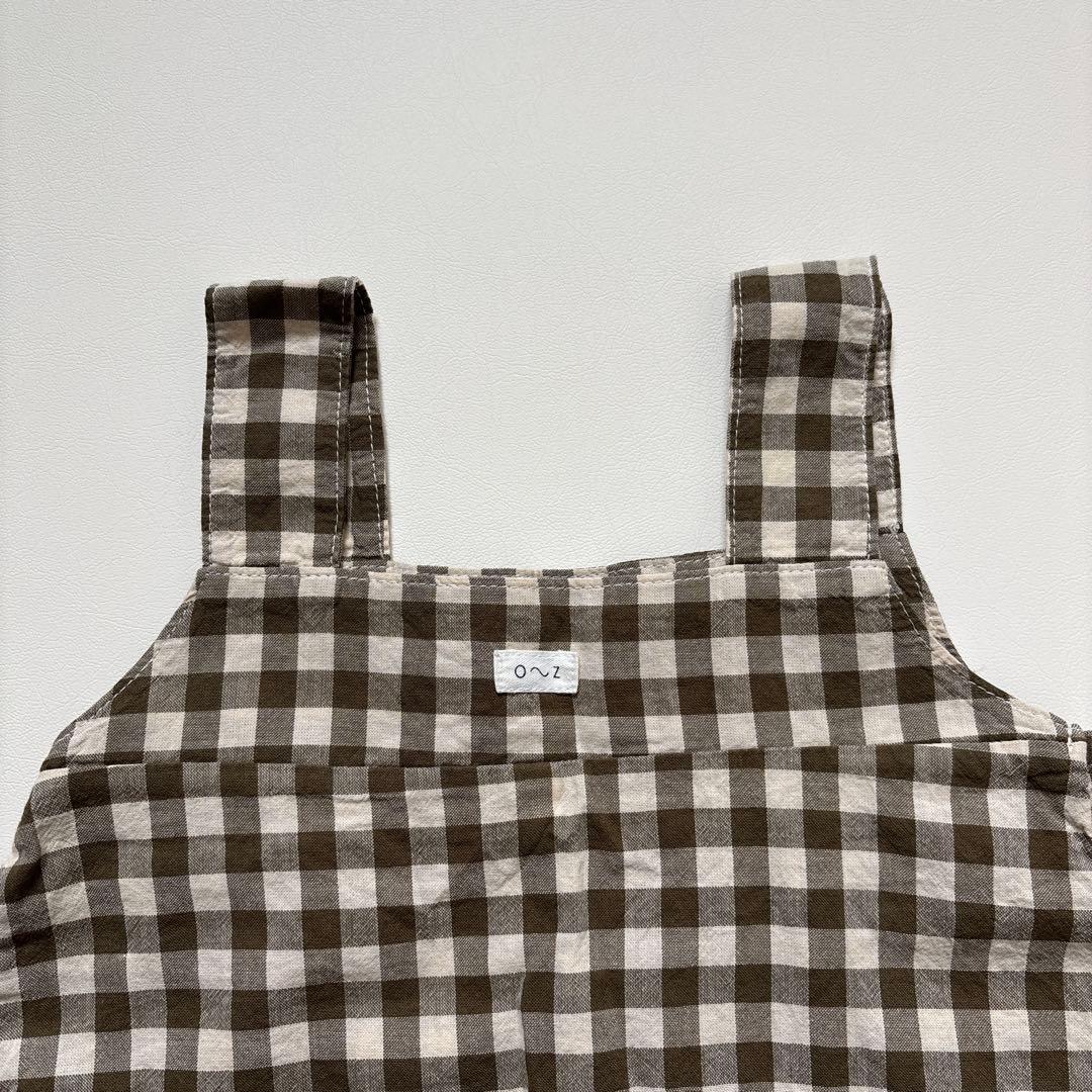 organic zoo ギンガム パンツ 1-2y ビスチェ 2-3y セット