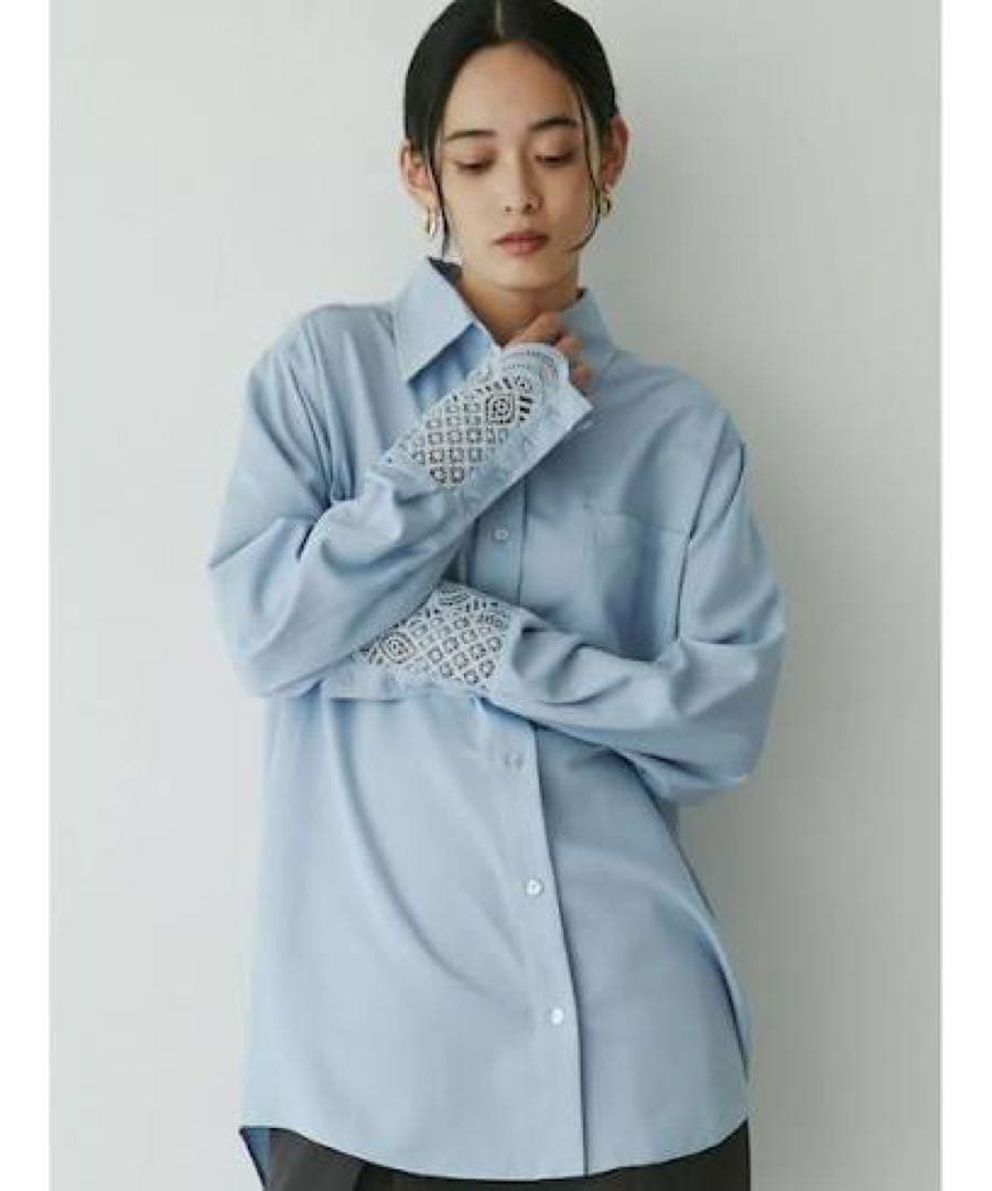 LAGUNAMOON レースカフスシャツ