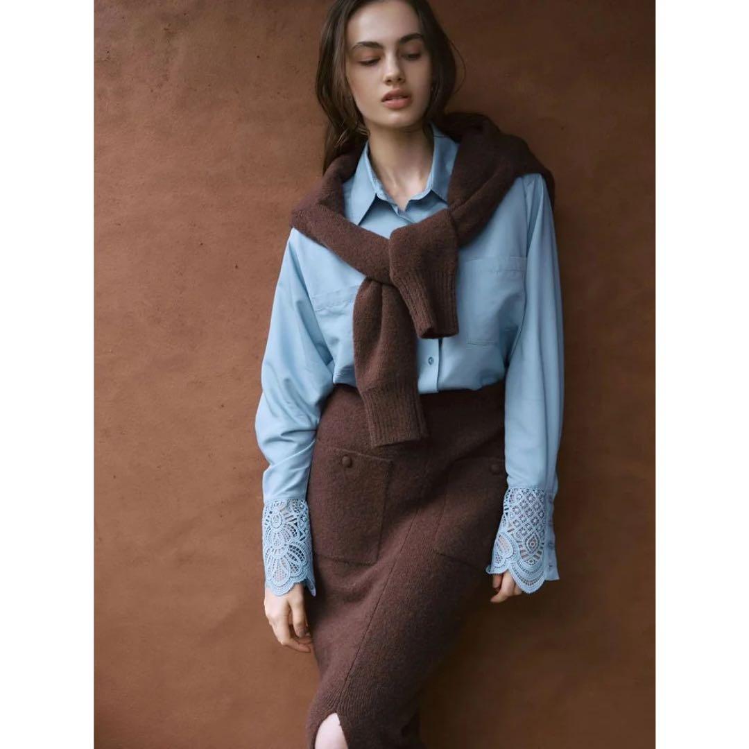 LAGUNAMOON レースカフスシャツ