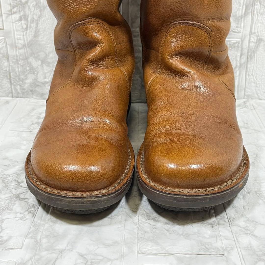 【美品】trippen トリッペン　ロングブーツ　シボ　サイドジップ　　24㎝