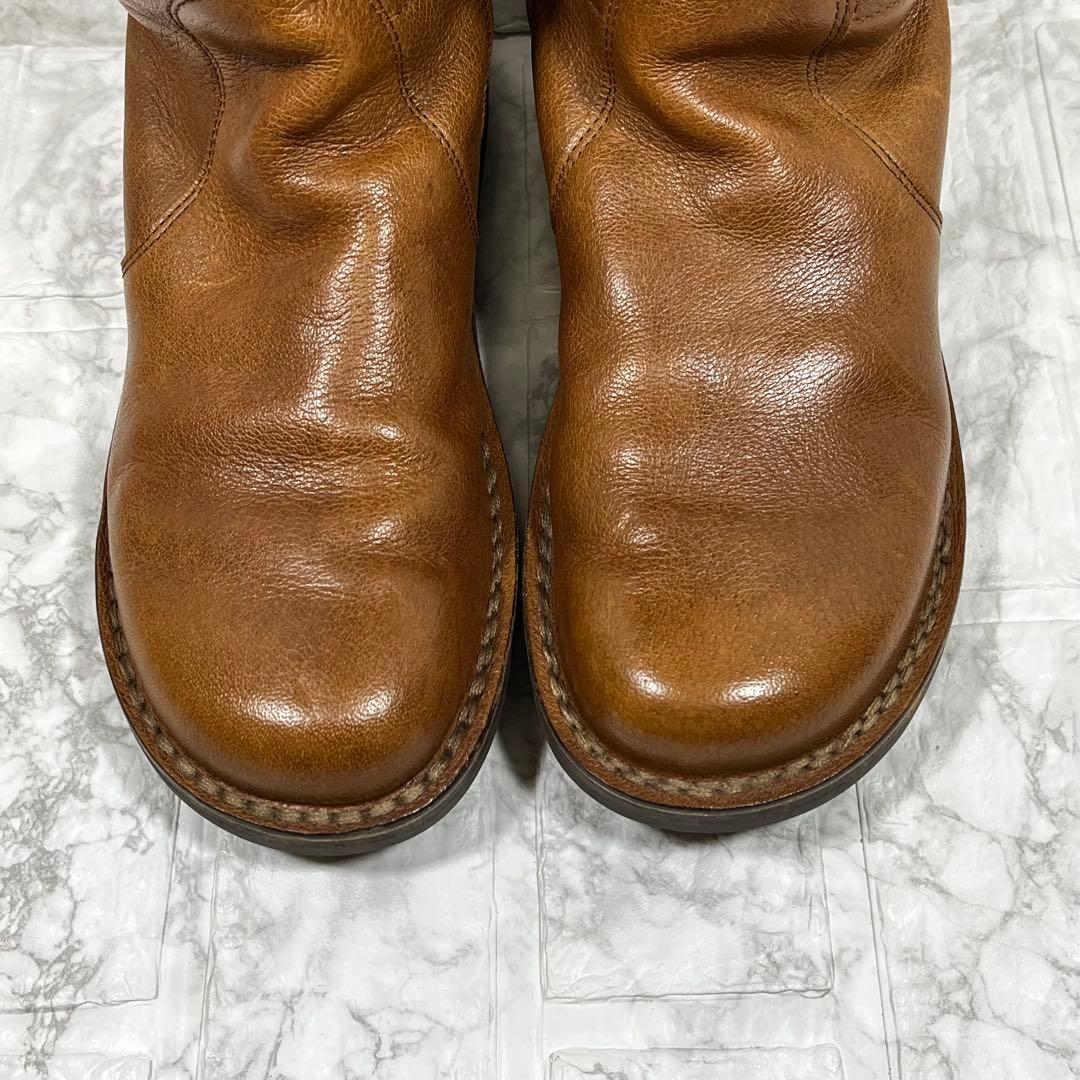 【美品】trippen トリッペン　ロングブーツ　シボ　サイドジップ　　24㎝