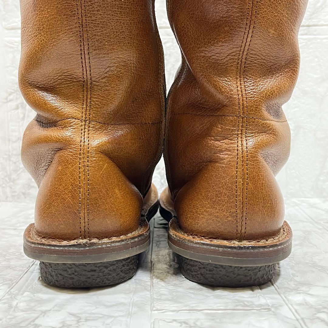 【美品】trippen トリッペン　ロングブーツ　シボ　サイドジップ　　24㎝