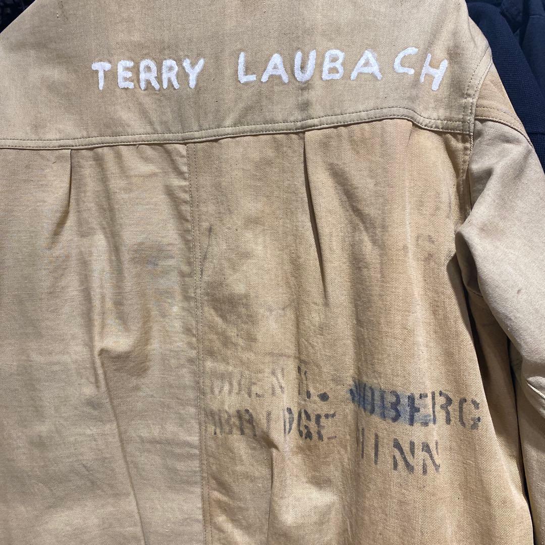 1st ジージャン　トラックジャケット　40s' 本物　ランドリーバックリメイク