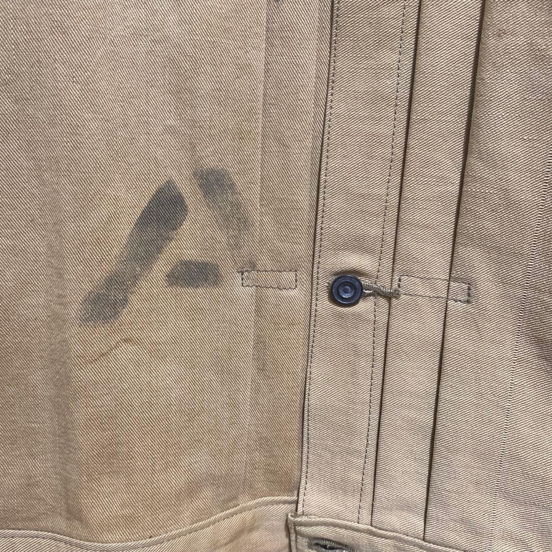 1st ジージャン　トラックジャケット　40s' 本物　ランドリーバックリメイク