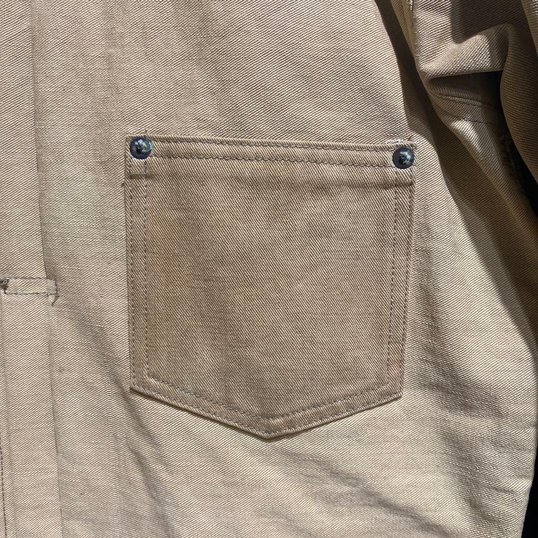 1st ジージャン　トラックジャケット　40s' 本物　ランドリーバックリメイク