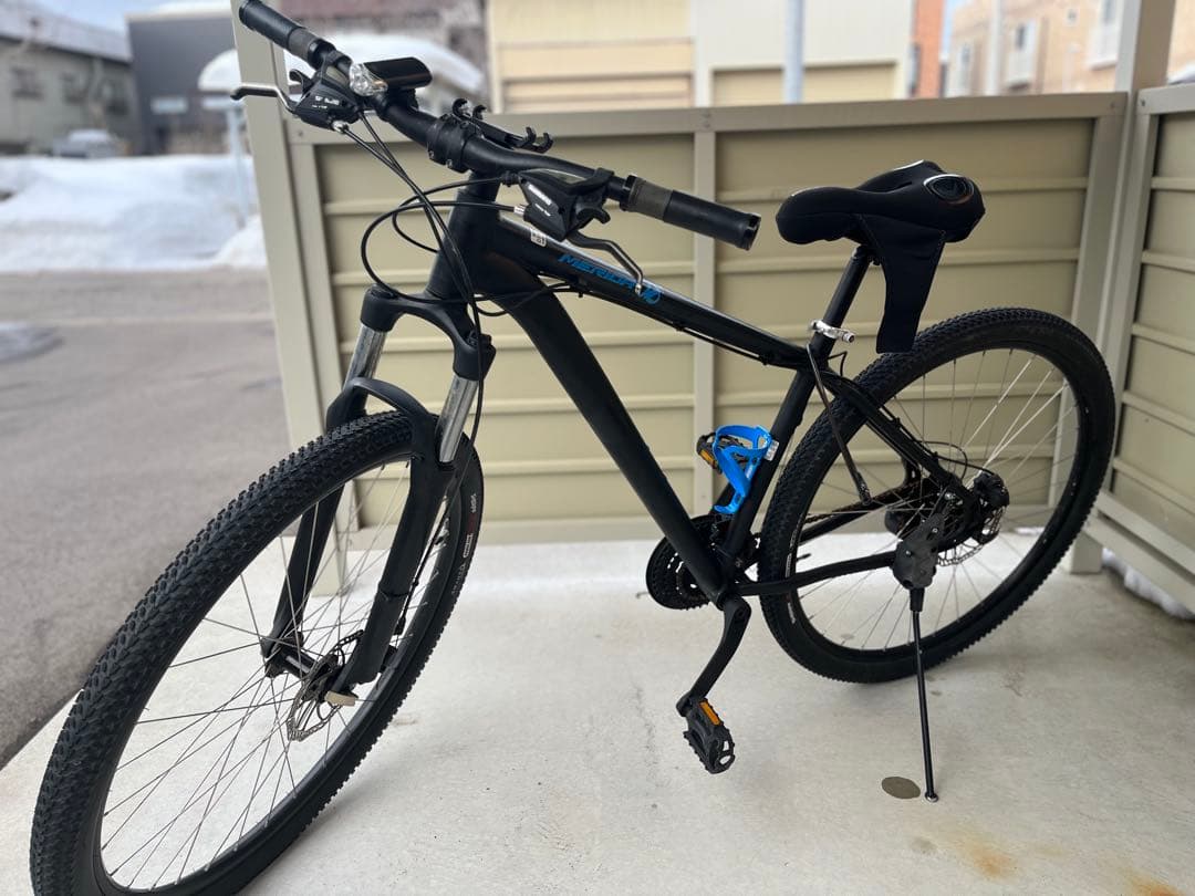 【中古・青森市引取限定】黒 マウンテンバイク メリダ