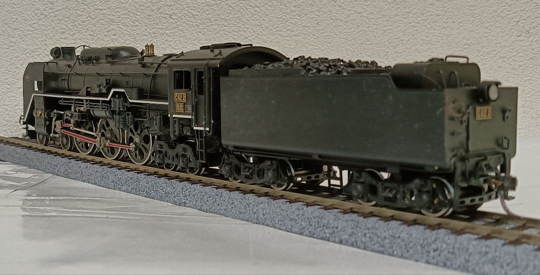 HOゲージ 天賞堂 Ｃ622号機蒸気機関車、モーター交換、メンテナンス済